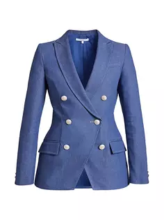 Двубортный пиджак Paco Santorelli, синий