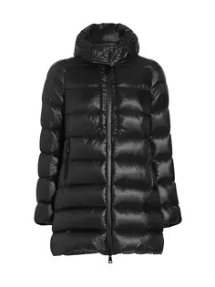 Archivio Classico Suyen Длинная парка Moncler, черный