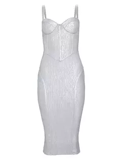 Платье Зора Retrofête, цвет coated silver