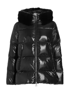 Короткая парка Archivo Classico Laiche Moncler, черный