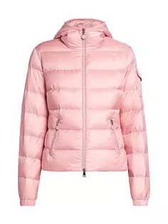 Пуховик Gles Moncler, розовый