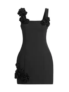 Мини-платье Тромпе Elliatt, черный