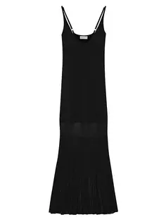 Платье Stefana с прозрачной юбкой Simkhai, черный