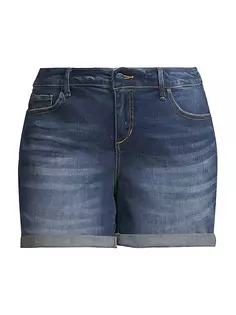 Подвернутые джинсовые шорты Slink Jeans, Plus Size, цвет nicole