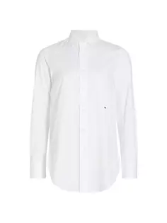 Белая классическая рубашка Hommegirls, белый