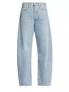 Широкие джинсы Luna Raw Agolde, цвет void light indigo