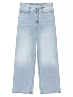 Джинсовые широкие джинсы с низкой промежностью Givenchy, цвет super light blue