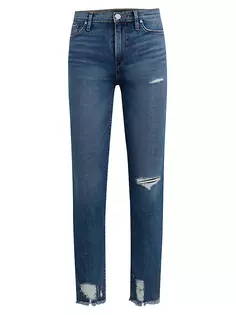 Прямые джинсы Nico со средней посадкой Hudson Jeans, цвет seaglass