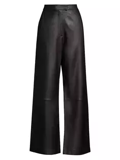 Широкие кожаные брюки Genesis Ginger &amp; Smart, черный