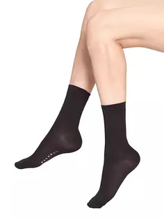 Хлопковые сенсорные носки Falke, черный