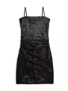 Платье Maddy с пайетками для девочек Katiej Nyc, черный