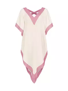 Платье-футляр Aria со шнуровкой и окантовкой Valimare, цвет cream
