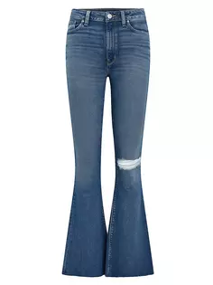 Расклешенные джинсы Holly с высокой посадкой Hudson Jeans, цвет serene