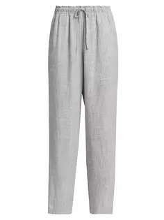 Широкие брюки в шайенскую полоску Splendid, цвет dusty blue stripe