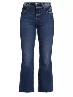 Укороченные расклешенные джинсы Kendra L&apos;Agence, цвет magnolia L'agence