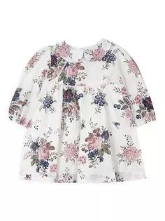 Платье с цветочным принтом для маленьких девочек и маленьких девочек Tartine Et Chocolat, цвет nacre