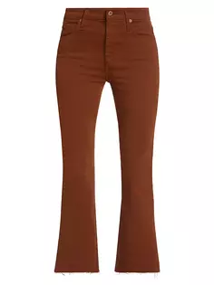 Укороченные джинсы Farrah Bootcut Ag Jeans, цвет spiced maple