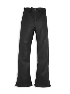Джетт-брюки для девочек Katiej Nyc, цвет coated black