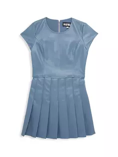 Платье Eddie из искусственной кожи для девочек Katiej Nyc, синий