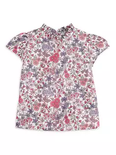Сиреневая блузка Caroline с цветочным принтом для маленьких девочек и девочек Bella Bliss, цвет lilac fields