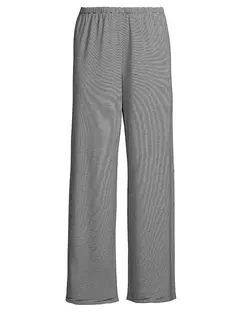 Широкие брюки Positano в полоску Soleil Andine, белый