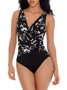 Сплошной купальник Bindy Magicsuit Swim, Plus Size, черный
