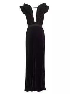 Платье с разрезом Les Éléments Tuileries L&apos;Idée, цвет noir L'idée