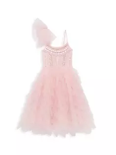Платье-пачка Merlily для маленьких девочек и девочек Tutu Du Monde, цвет porcelain pink