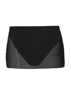 Сетчатые плавки бикини Ally Chiara Boni La Petite Robe, черный