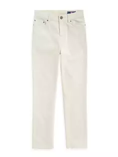Вельветовые брюки с пятью карманами для маленьких мальчиков и мальчиков Vineyard Vines, цвет stone