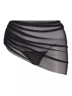 Плавки бикини Diana с завышенной талией Norma Kamali, цвет black mesh