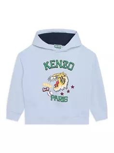 Толстовка с капюшоном и логотипом Little Boy&apos;s &amp; Boy&apos;s Kenzo, цвет pale blue