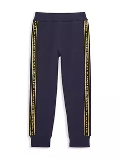 Спортивные брюки с логотипом Little Boy&apos;s &amp; Boy&apos;s Balmain, темно-синий