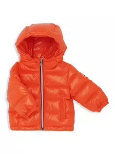 Пуховик Aubert для маленьких мальчиков и мальчиков Moncler, цвет orange