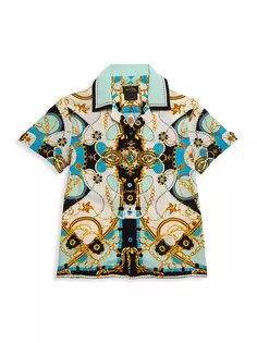 Рубашка с короткими рукавами Little Boy&apos;s &amp; Boy&apos;s Starfish Chain Camilla, цвет sea charm
