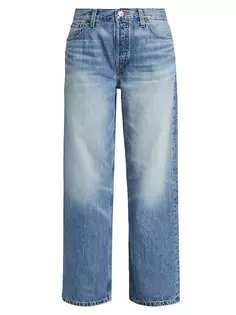 Свободные укороченные джинсы со средней посадкой Re/Done, цвет vintage flow