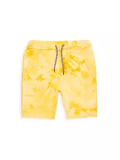 Шорты Little Boy&apos;s &amp; Boy&apos;s Brighton с принтом тай-дай Appaman, цвет lemon tie dye