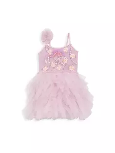 Платье-пачка Bebe New Wave для маленьких девочек Tutu Du Monde, фиолетовый
