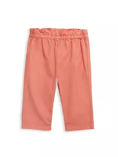 Узкие брюки Luciole для маленьких девочек и маленьких девочек Bonpoint, цвет orange