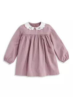 Пышное платье Carlotta с длинными рукавами для маленьких девочек Bella Bliss, цвет plum poplin