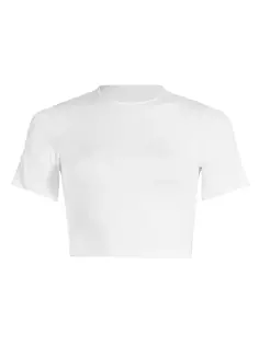 Рубашка с короткими рукавами и перекрученной спиной Maqui Active, белый