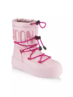 Детские ботинки Moon с логотипом Moon Boot, розовый