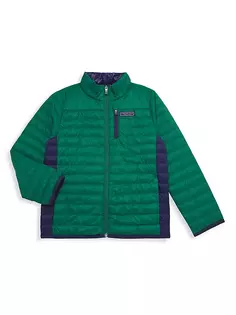 Складная куртка-пуховик для маленьких мальчиков и мальчиков Vineyard Vines, цвет turf green