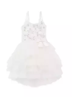 Платье-пачка Dreamscape для маленьких девочек и девочек Tutu Du Monde, цвет milk