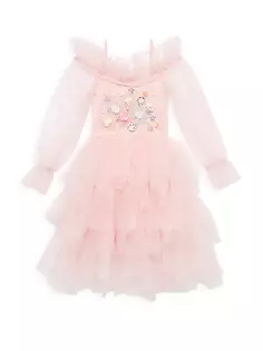 Фантастическое платье-пачка для маленьких девочек и девочек Tutu Du Monde, розовый