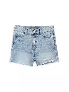 Укороченные потертые шорты Little Girl&apos;s Lucy Dl1961 Premium Denim, цвет super light