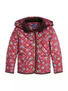Куртка Audrey с цветочным принтом для маленьких девочек и девочек Polo Ralph Lauren, цвет beatrice floral
