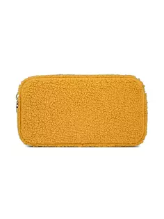 Маленькая уютная сумка из шерпы Stoney Clover Lane, цвет mustard