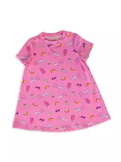 Ночная рубашка Little Girl&apos;s &amp; Girl&apos;s Vacation Vibes Lovey&amp;Grink, розовый Lovey&Grink