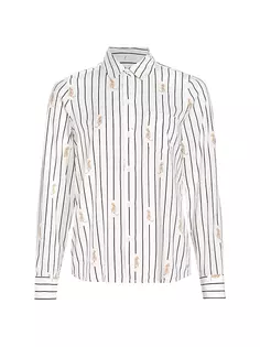 Полосатая рубашка на пуговицах Kathryn Rails, цвет striped tigers